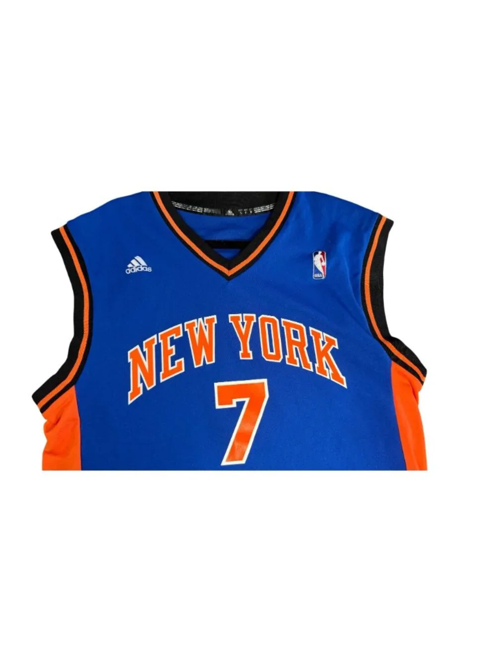 Adidas New York Knicks Carmelo Anthony #7 Blue NBA Player Jersey Size S